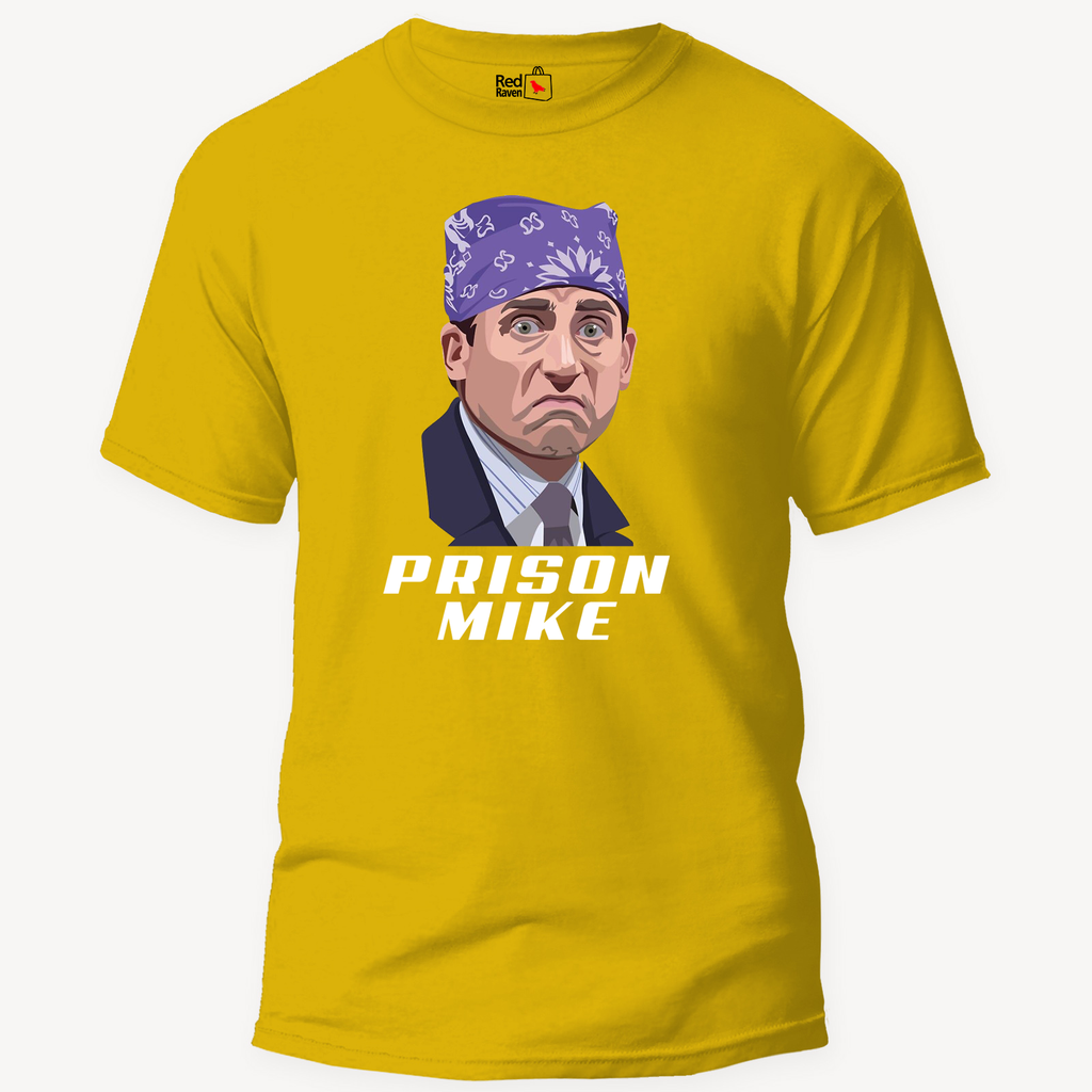 The Office Prison Mike White - Unisex Yellow  T-Shirt