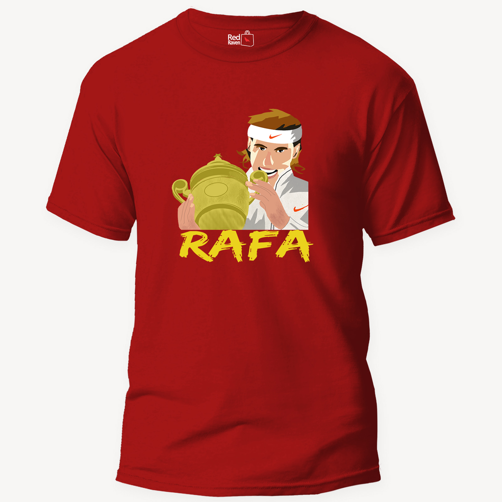 Rafael Nadal Wimbledon Edition Unisex Red T-Shirt