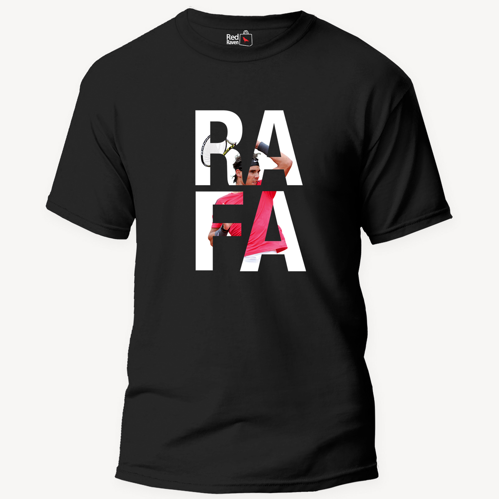 Rafael Nadal RAFA Unisex Black T Shirt