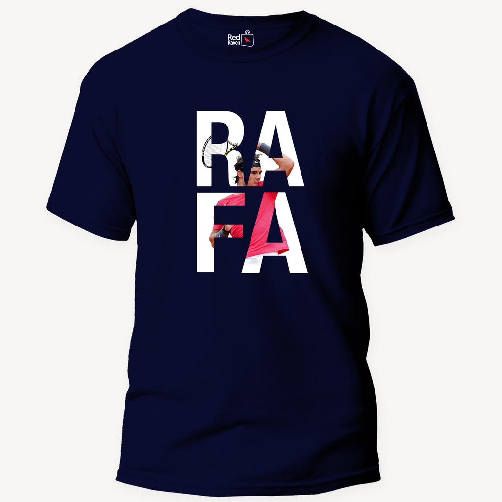 Rafael Nadal RAFA Unisex Navy Blue T Shirt