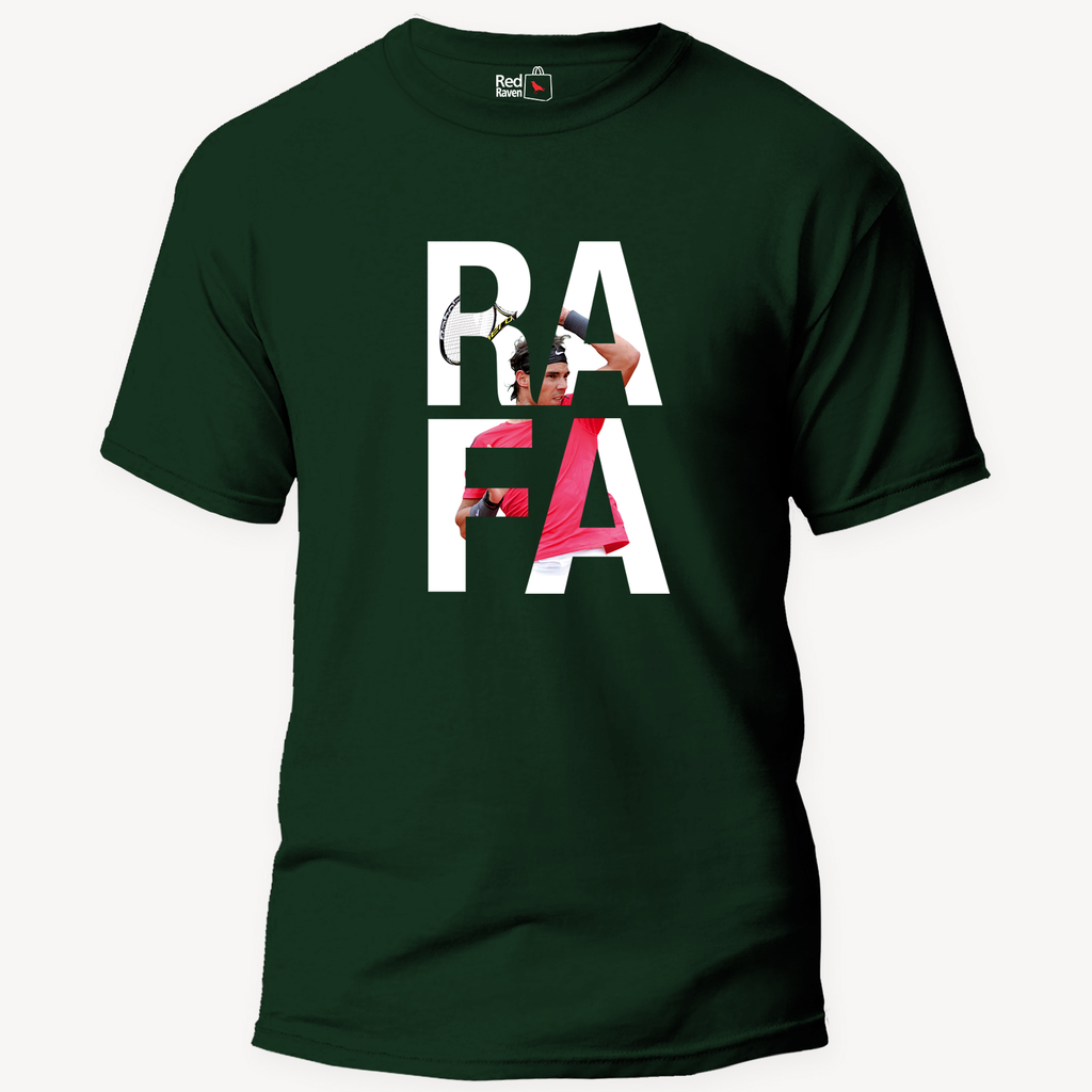 Rafael Nadal RAFA Unisex Olive Green T Shirt