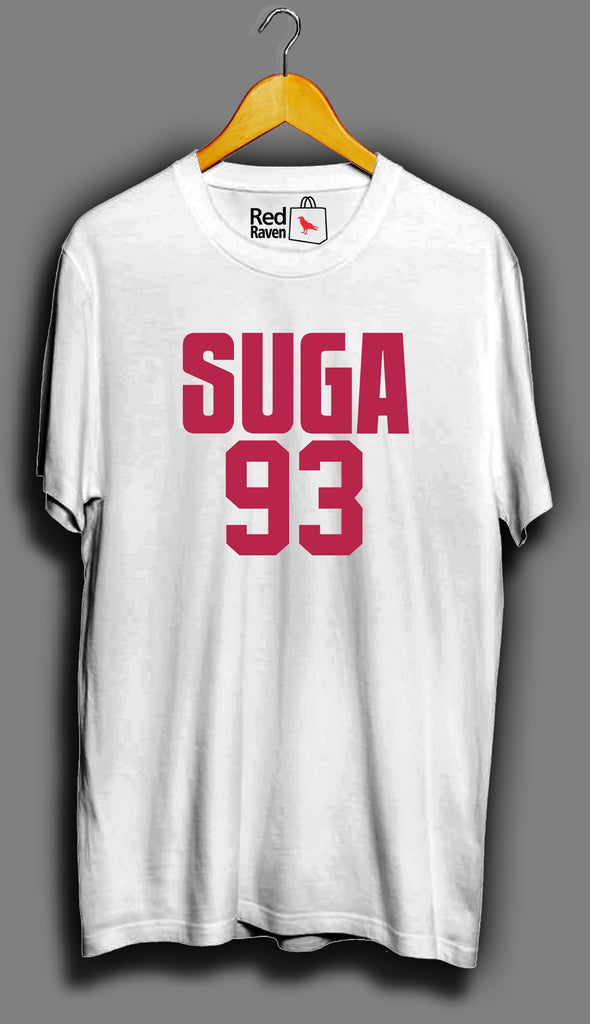 BTS Suga 93 Unisex White T Shirt