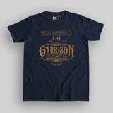 Vintage Garrison Tavern Peaky Blinders Birmingham Unisex Navy Blue T-Shirt