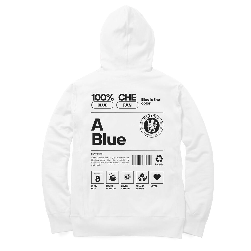Chelsea A Blue Fan Unisex Hoodie [back]