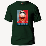 Kimi Raikkonen 'Kimi' Graphic Unisex Olive Green T-Shirt
