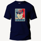 Kimi Raikkonen 'BWOAH' Unisex Navy Blue  T-shirt