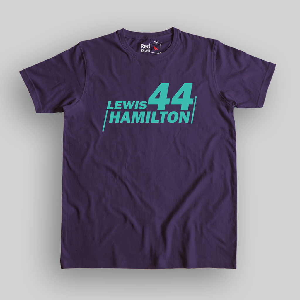 Lewis Hamilton 44 Unisex Purple T-shirt