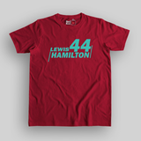 Lewis Hamilton 44 Unisex Red T-shirt