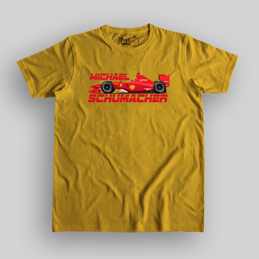 Michael Schumacher Unisex Yellow T-shirt