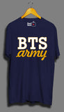 BTS Army Unisex Navy Blue T Shirt