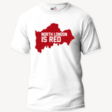 North London Is Red Football - Unisex T-Shirt