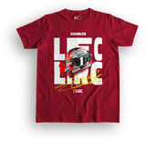 Charles Leclerc Helmet Graphic - Unisex T-Shirt