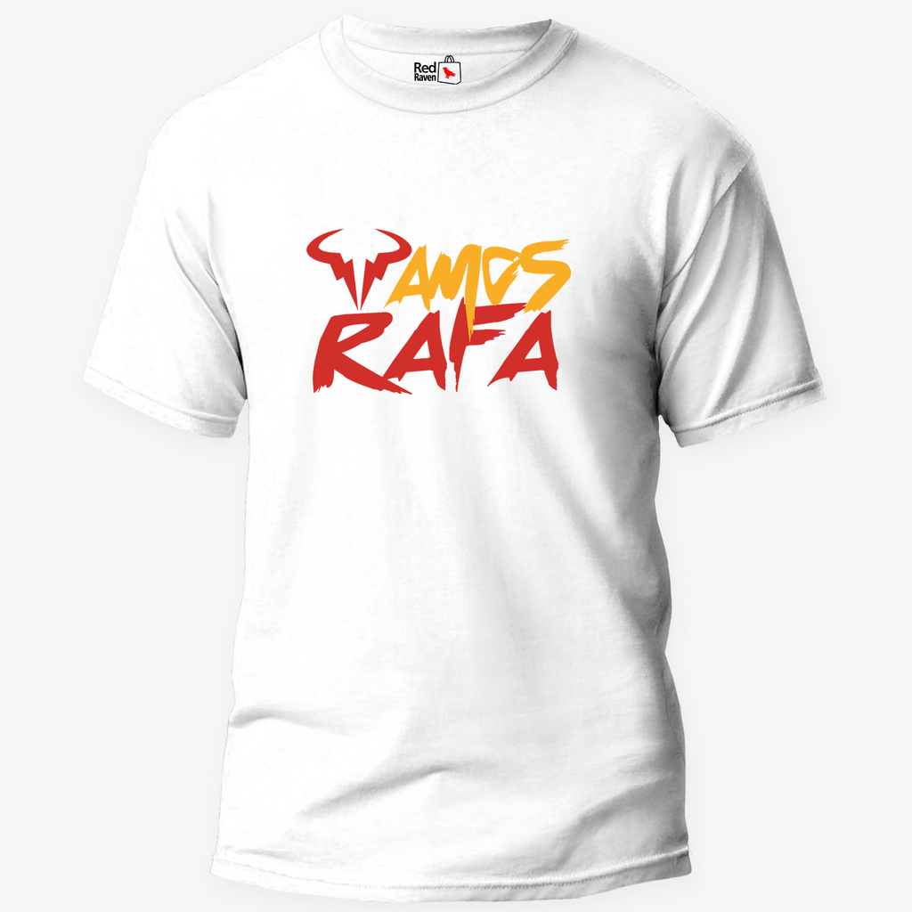 Vamos Rafa Unisex White T Shirt