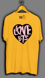 BTS - I Love BTS Graphic Unisex Yellow T Shirt